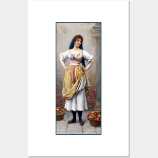 The Market Girl by Eugen von Blaas Posters and Art